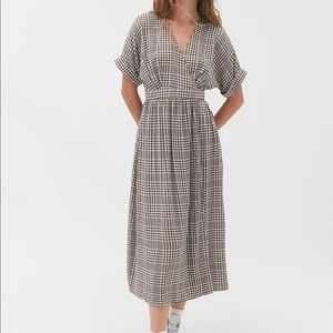 Urban Outfitters Plaid Wrap Dress